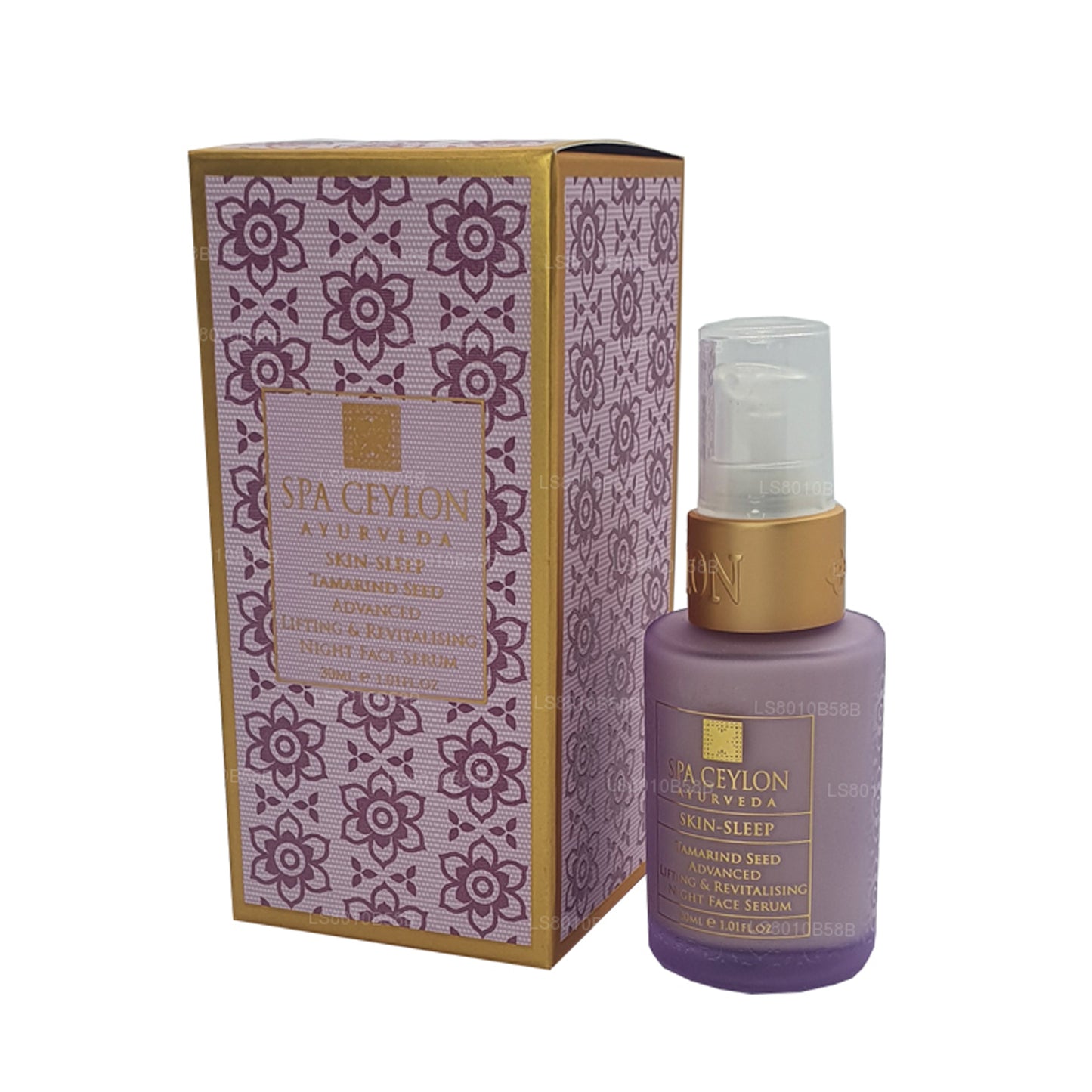 Spa Ceylon Skin Sleep Усовершенствованная подтягивающая и восстанавливающая ночная сыворотка для лица с семенами тамаринда (30 мл)