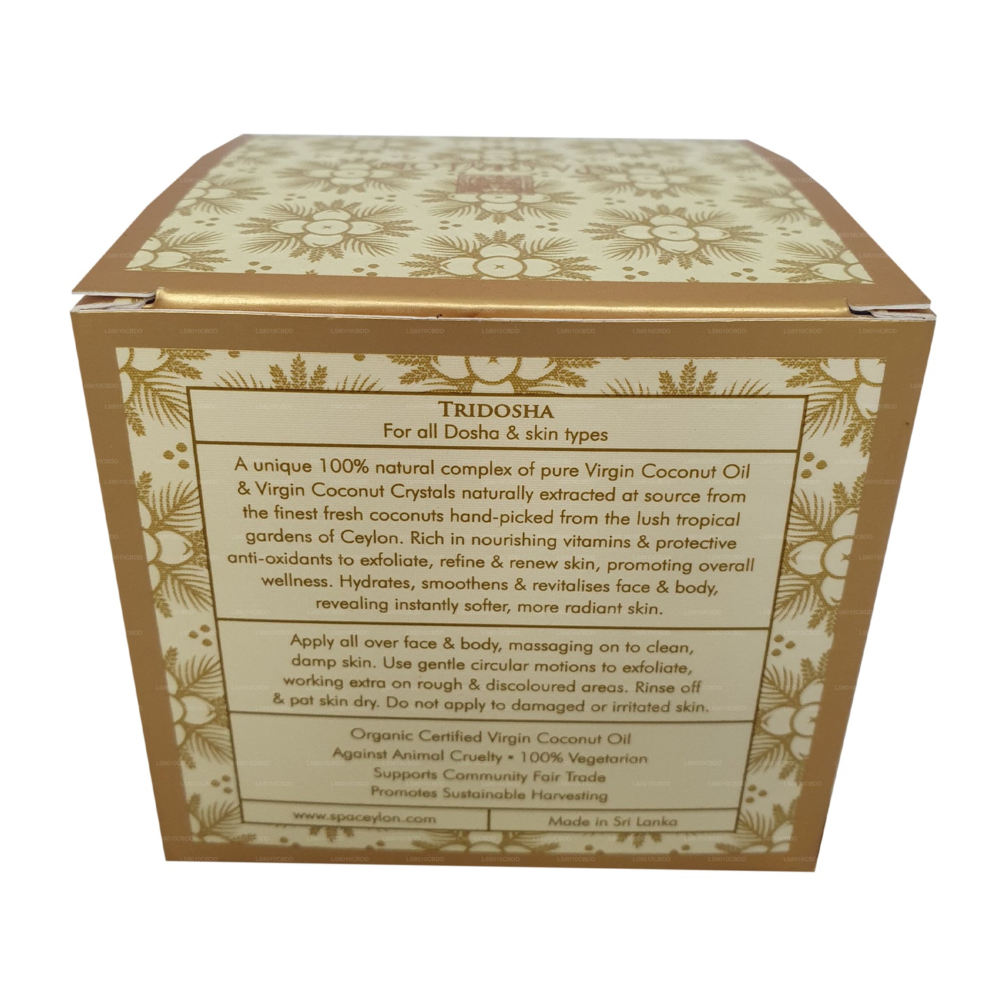 Омолаживающий скраб для лица и тела Spa Ceylon Virgin с кокосом (100 г)