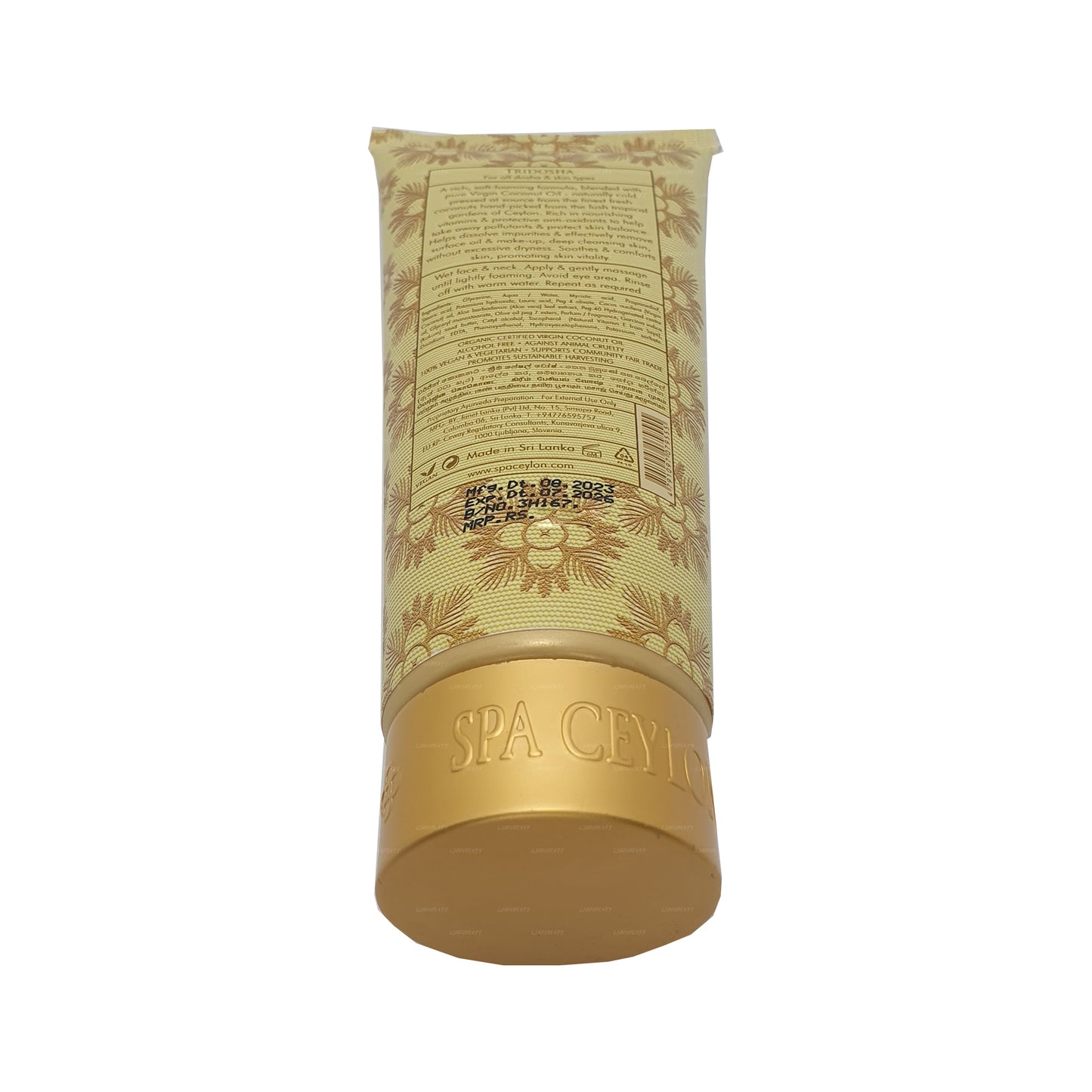 Spa Ceylon Virgin Кокосовый крем для умывания лица (150 мл)