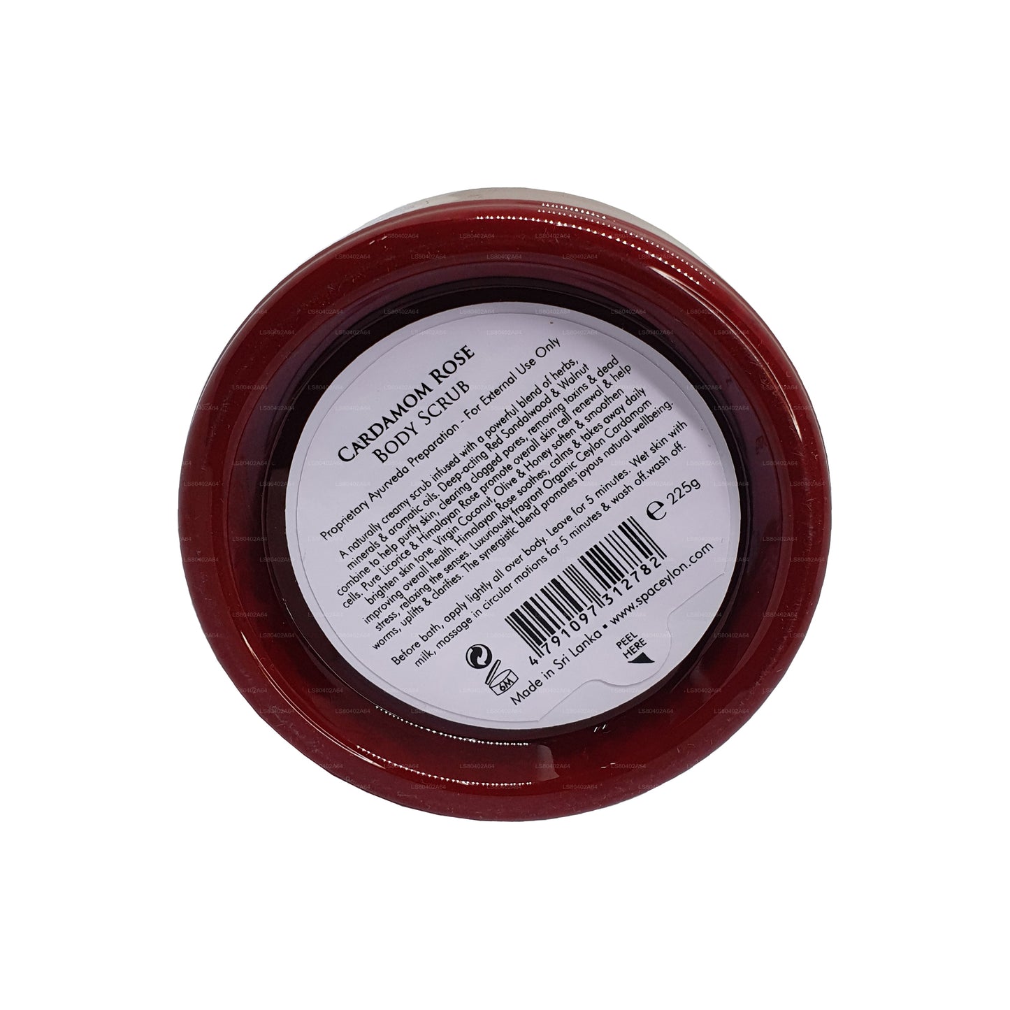 Скраб для тела Spa Ceylon с кардамоном и розой (225 г)