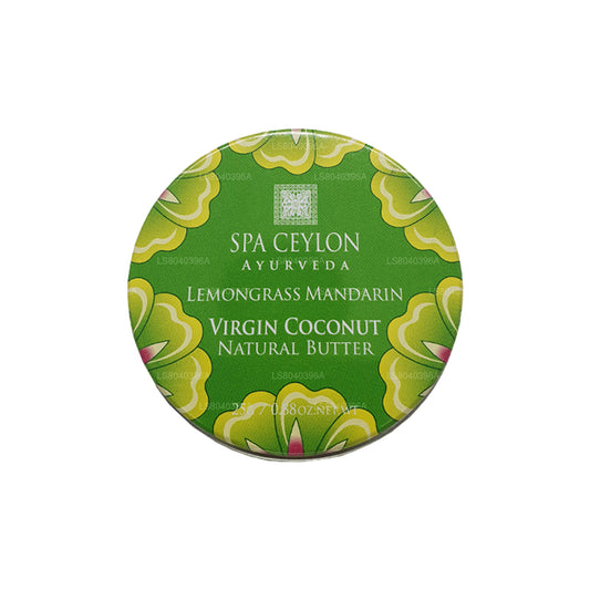 Натуральное кокосовое масло Spa Ceylon Lemongrass Mandarin первого отжима (25 г)