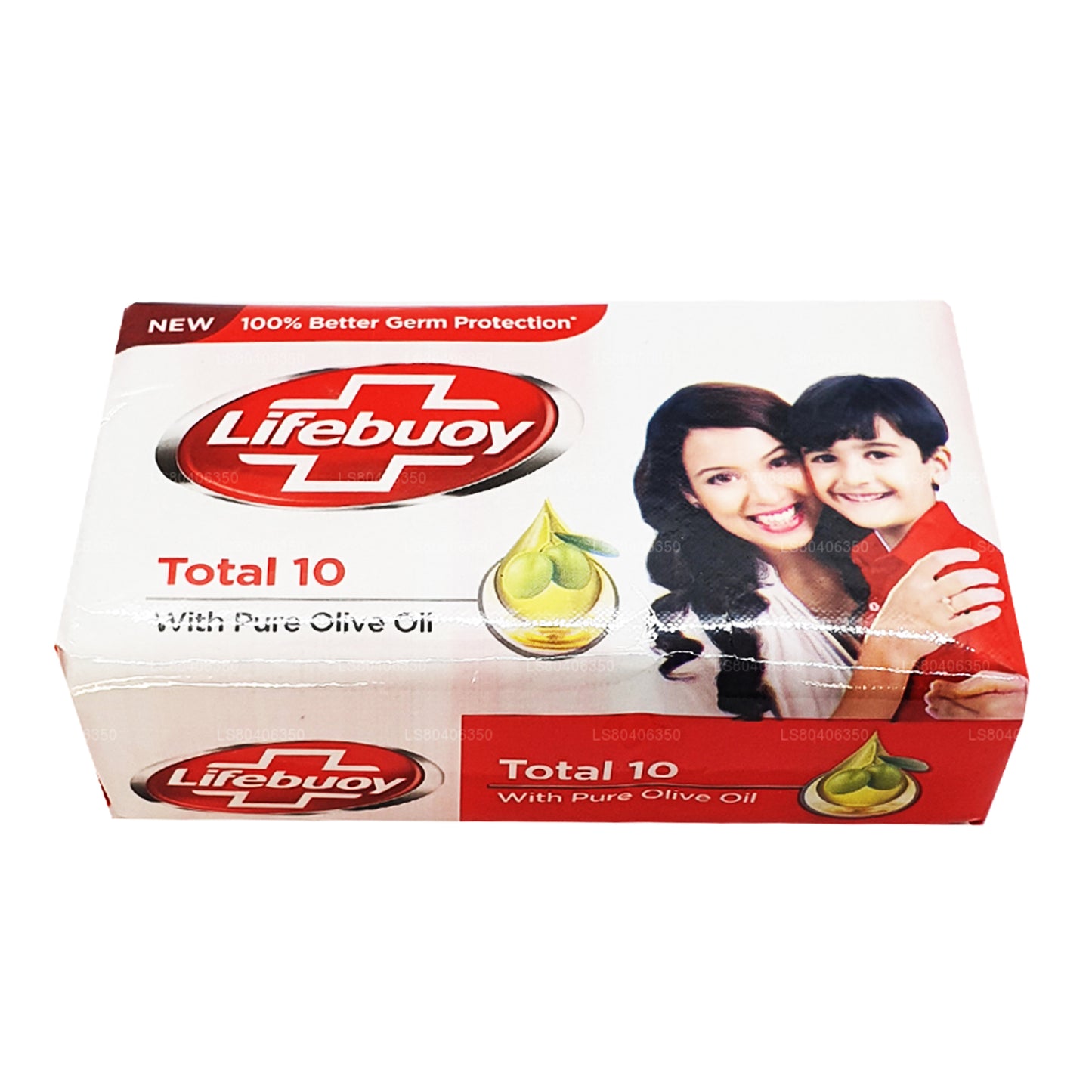 Мыло для тела Lifebuoy Total 10 с чистым оливковым маслом (100 г)