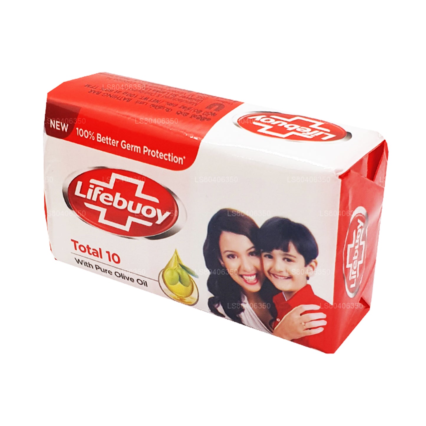 Мыло для тела Lifebuoy Total 10 с чистым оливковым маслом (100 г)