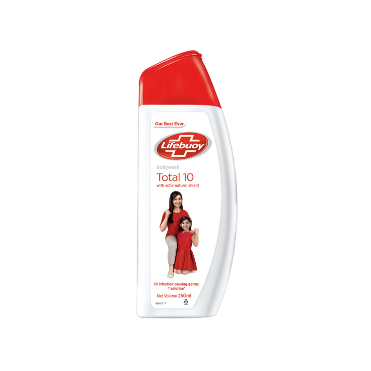 Гель для душа Lifebuoy Total 10 (250 мл)