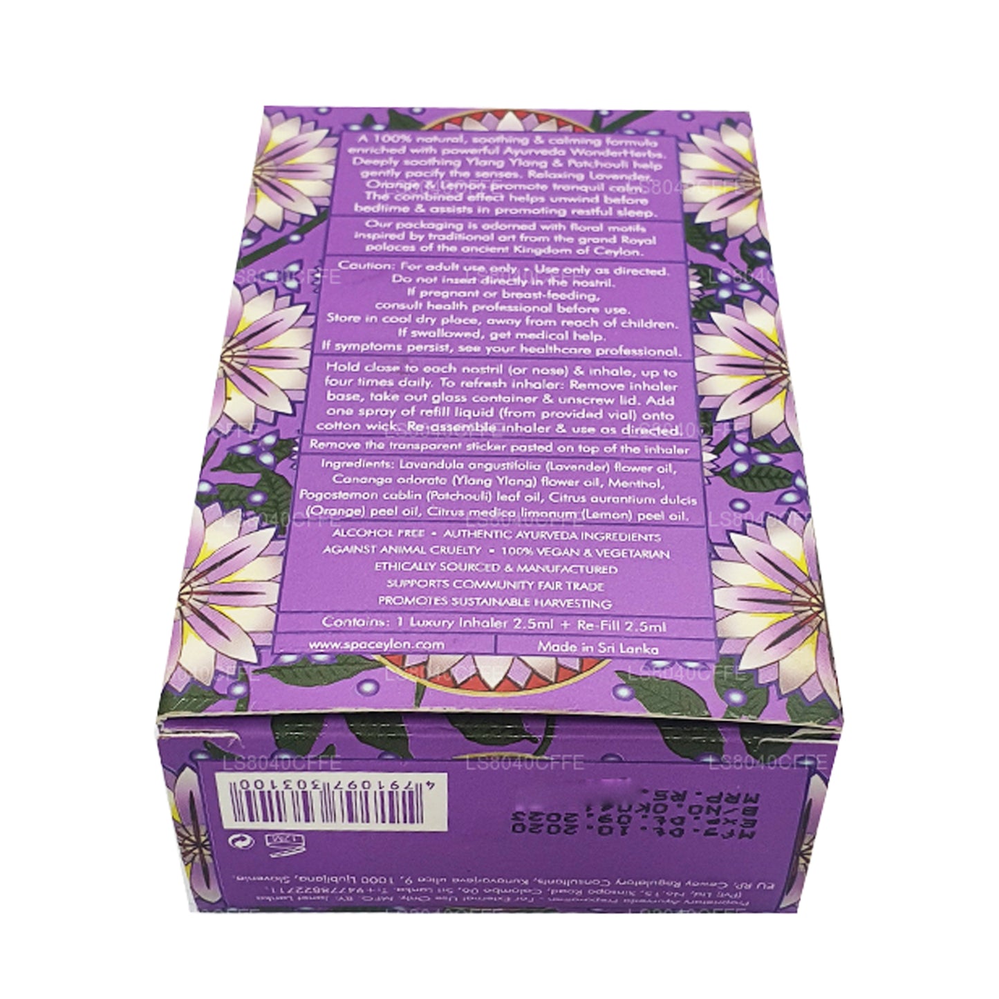 Успокаивающий ингалятор для сна Spa Ceylon (5 мл)