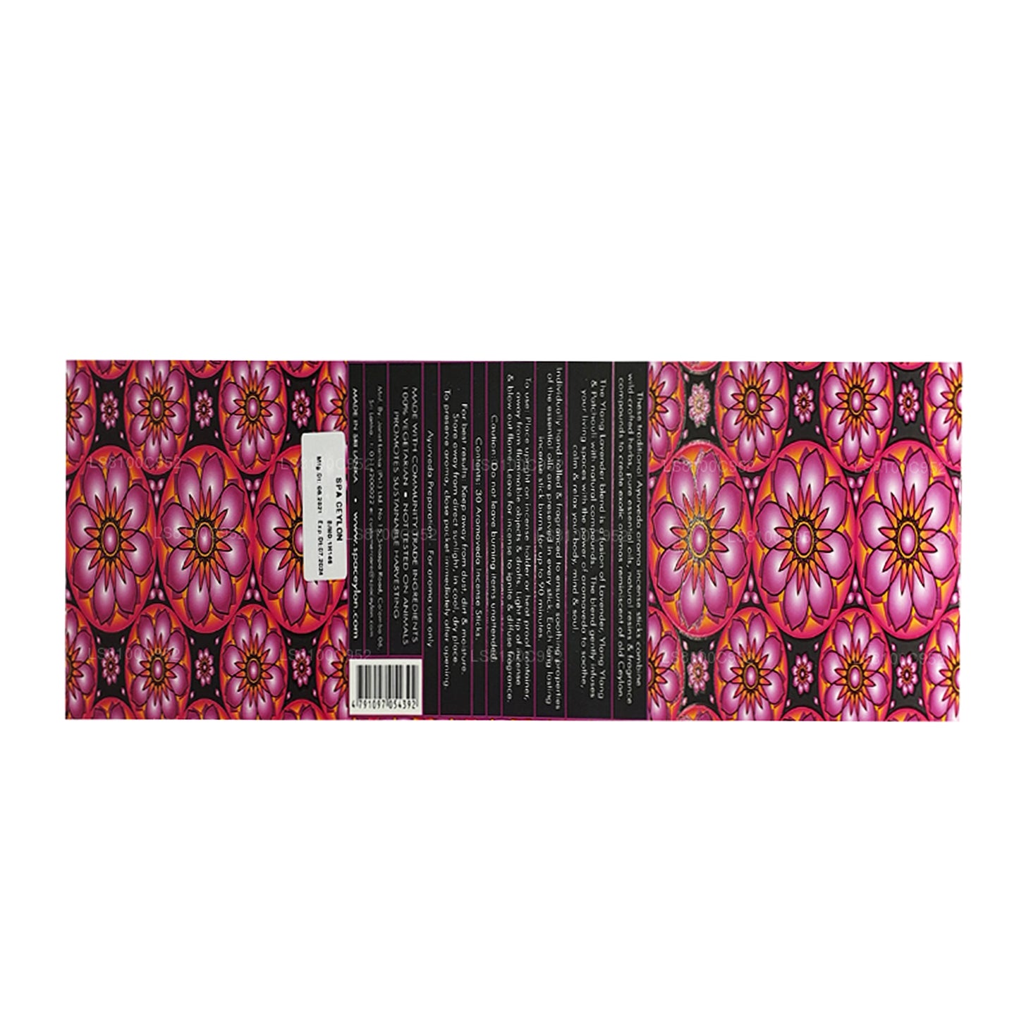 Spa Цейлонский цейлонский иланг лаванда аромаведа благовония 30 палочек