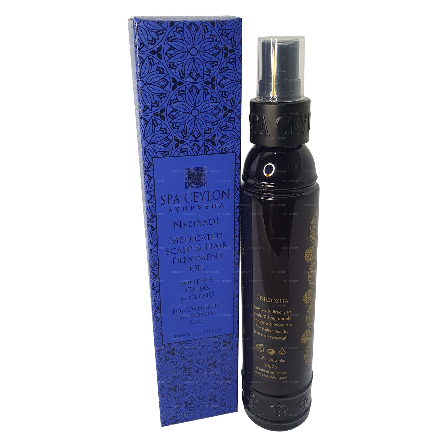 Spa Ceylon Neelayadi Лечебное масло для кожи головы и волос (250 мл)