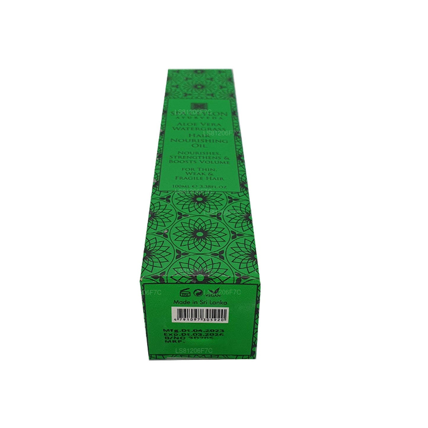 Массажное масло для кожи головы с водной травой Spa Ceylon Aloe Vera (100 мл)