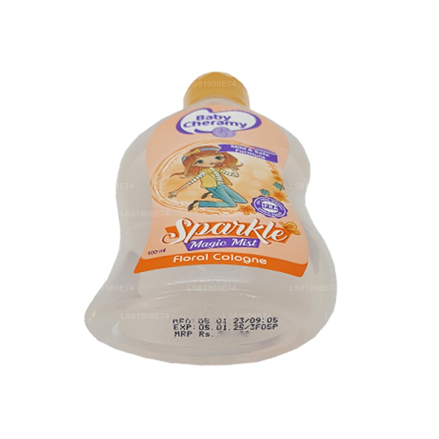 Детский одеколон Cheramy Sparkle Magic Mist с цветочным рисунком (100 мл)