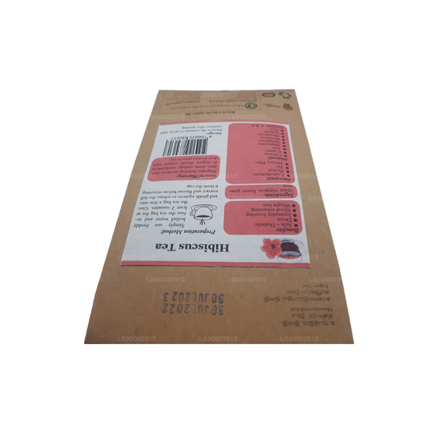 Чай Lifetone с цветами гибискуса (30 г)