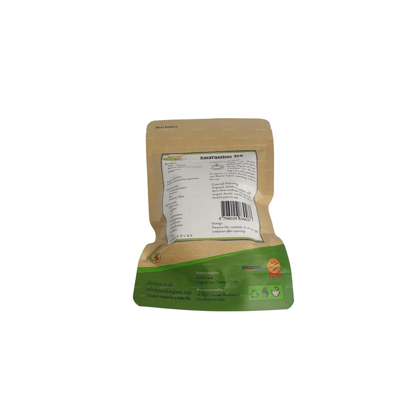 Чай Lifetone с амрантусом (30 г)