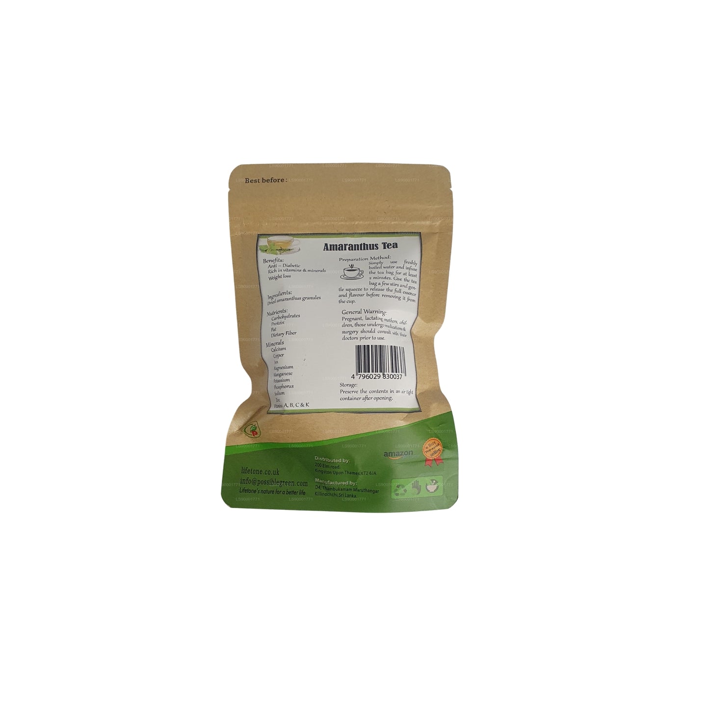 Чай Lifetone с амрантусом (30 г)
