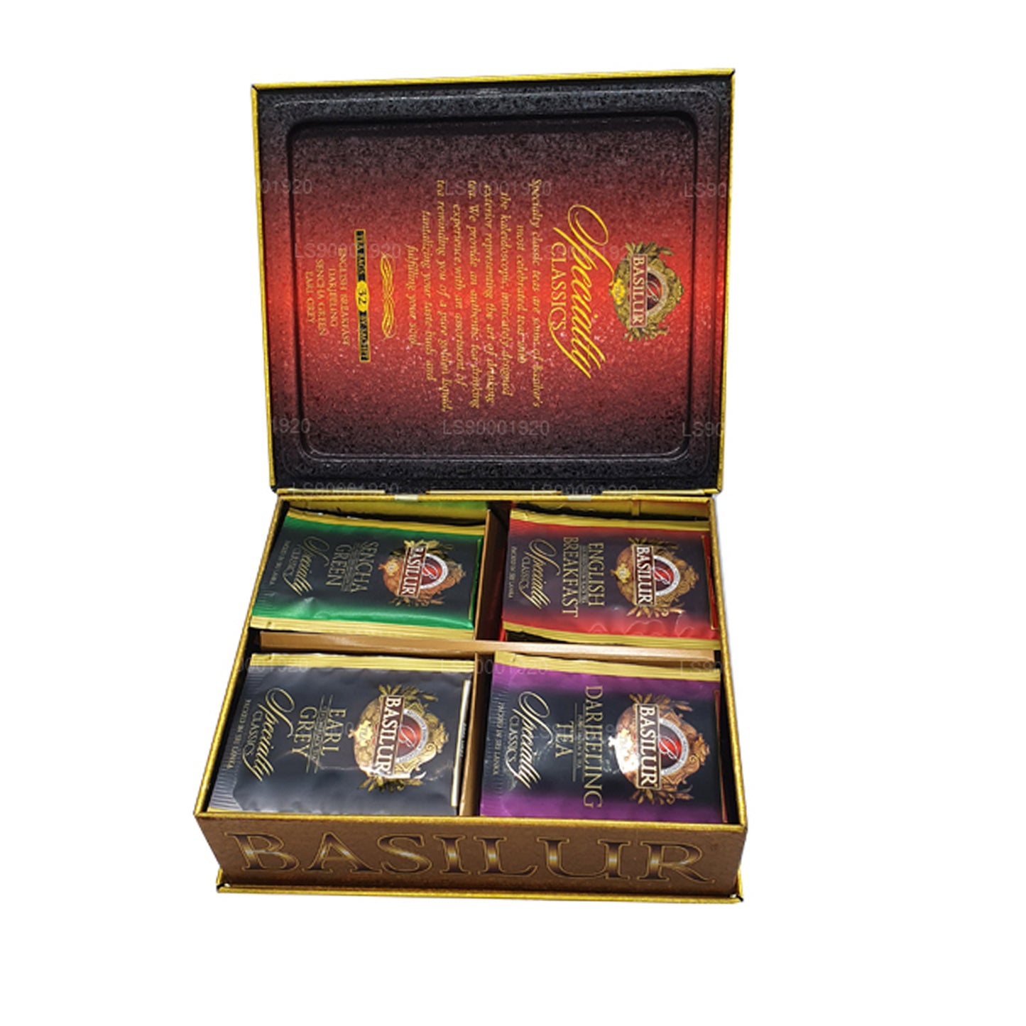 Чайная книга Basilur «Специальное классическое олово» (60 г) Caddy