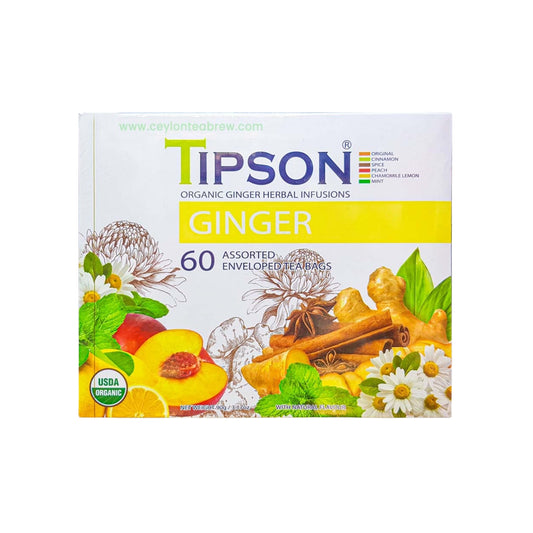 Tipson Organic Ginger Assorted (90g)