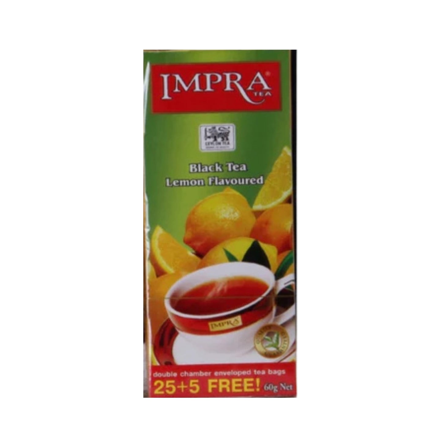 Impra Lemon Flavoured Black Tea (50g) 25 Tea Bags