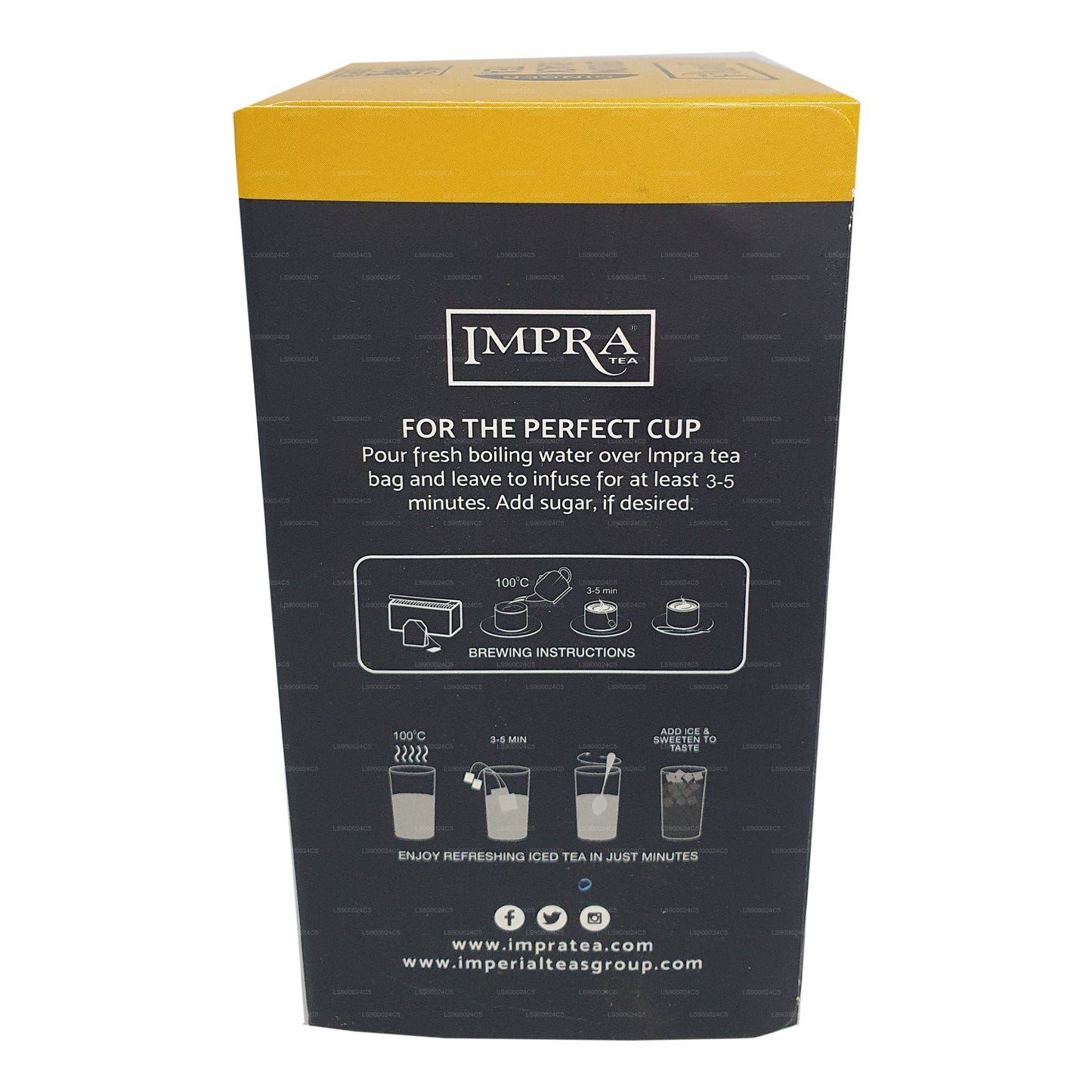 Пакет имбирной фольги Impra (40 г) 20 чайных пакетиков