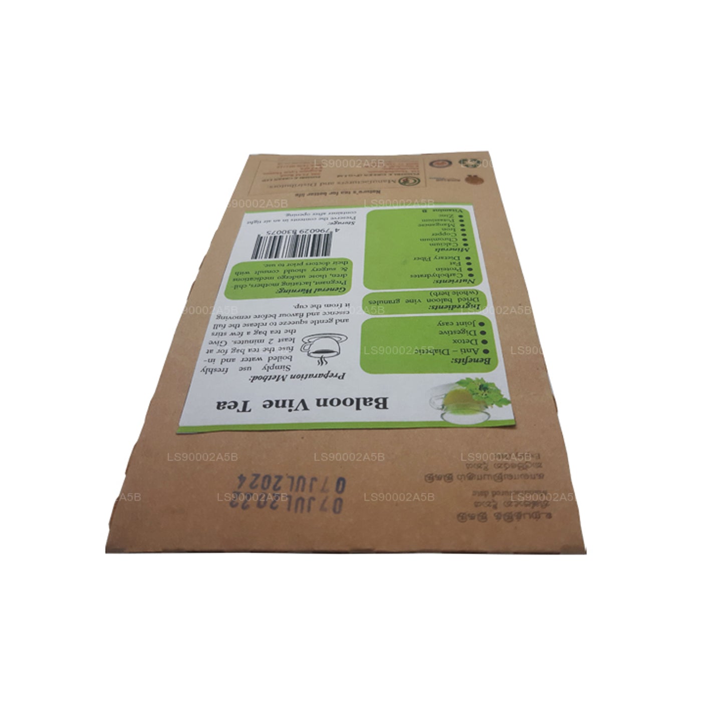 Виноградный чай Lifetone Balloon (30 г) 20 чайных пакетиков