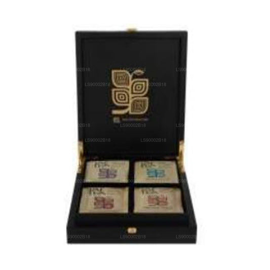 Деревянный презент Jaf Tea с закрытым верхом и 4 отделениями