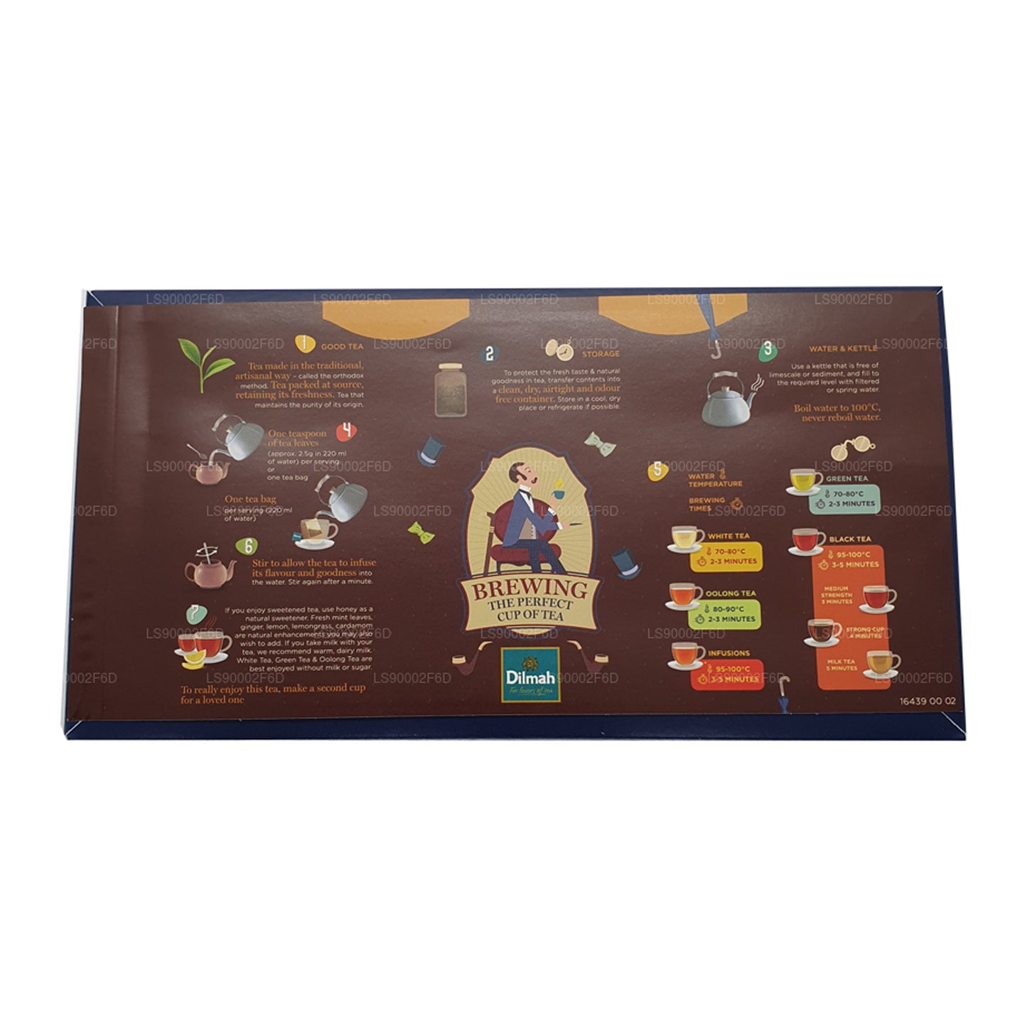 Чайные пакетики Dilmah для джентльмена