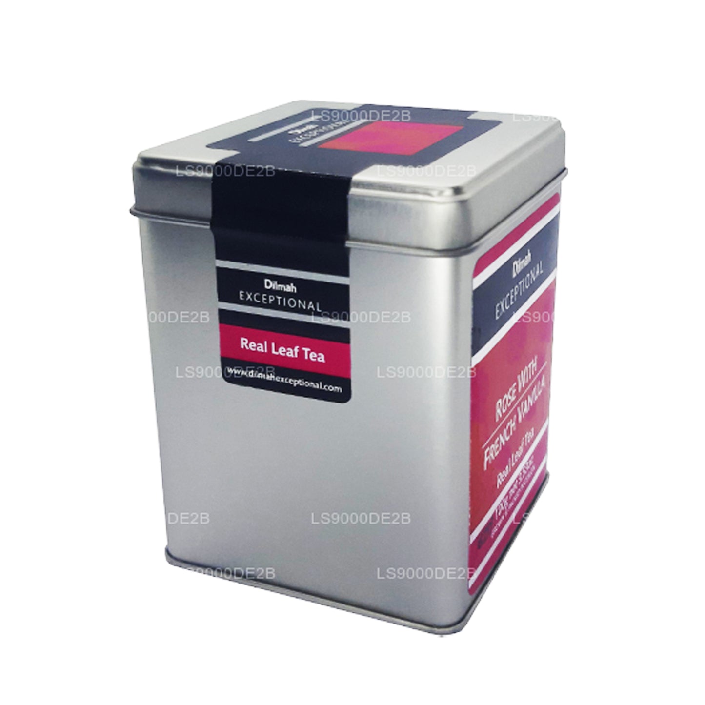 Dilmah Исключительная роза с французской ванилью Настоящий листовой чай (40 г) 20 чайных пакетиков