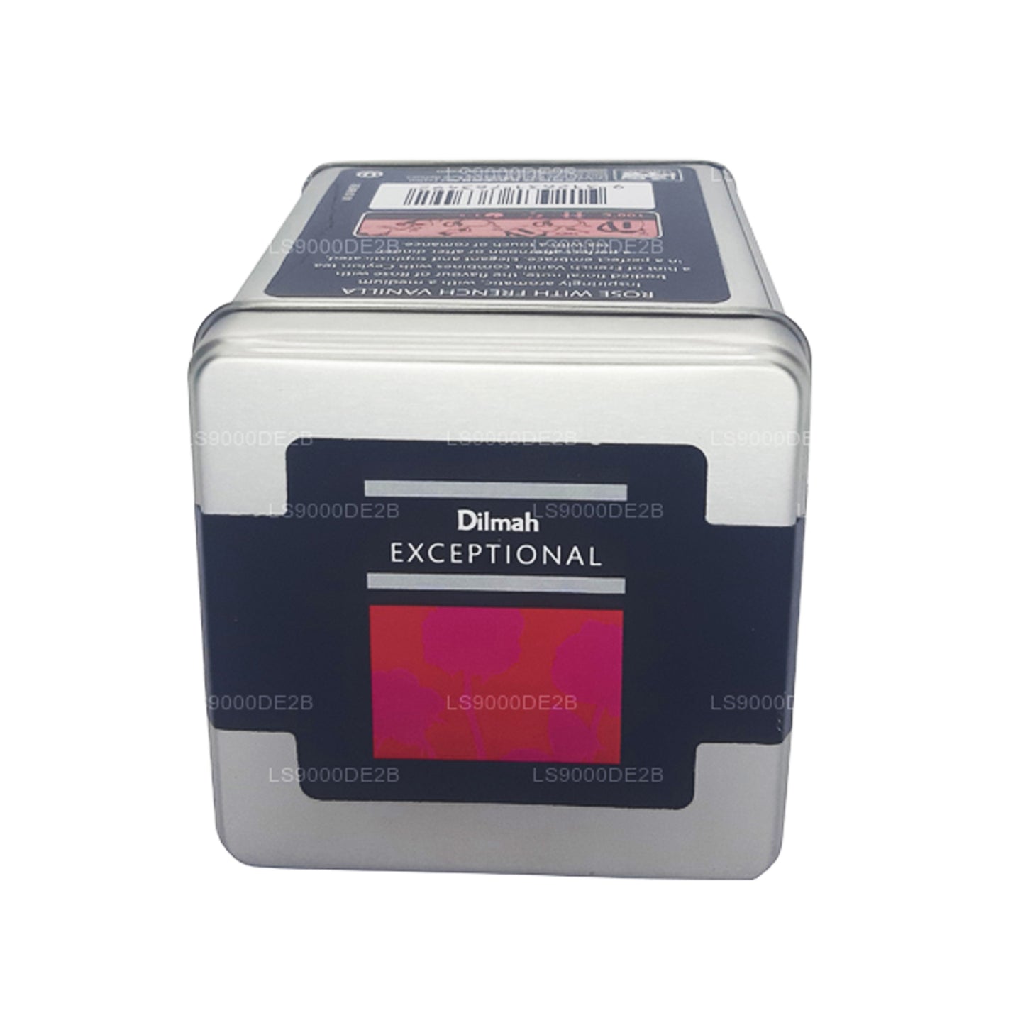 Dilmah Исключительная роза с французской ванилью Настоящий листовой чай (40 г) 20 чайных пакетиков