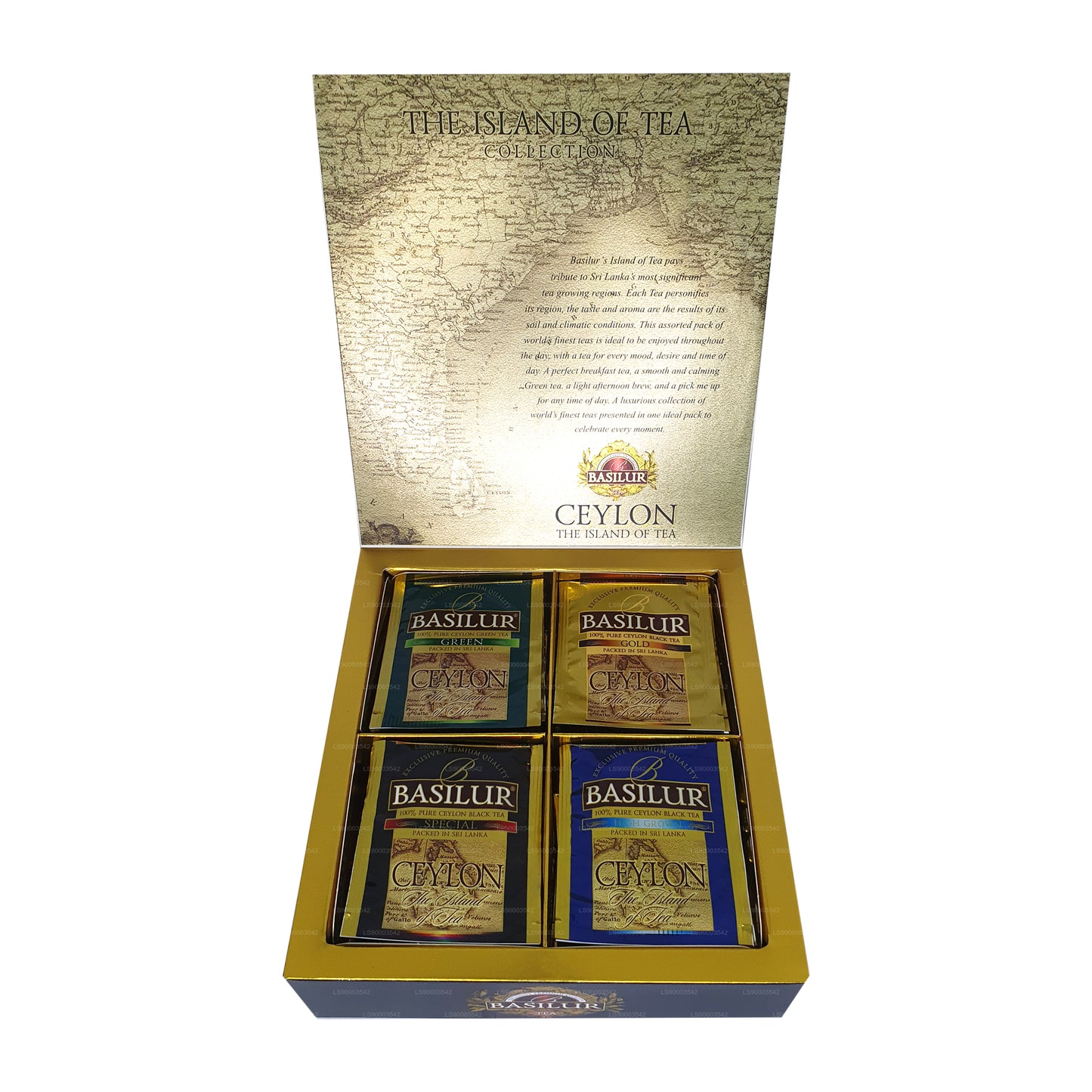 Остров чая Базилур «Остров чая в ассортименте» 40 пакетиков чая в конвертах