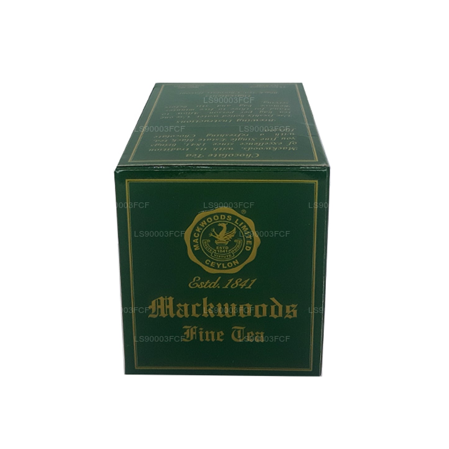 Цейлонский черный чай Mackwoods Single Estate со вкусом шоколада (50 г) 25 чайных пакетиков