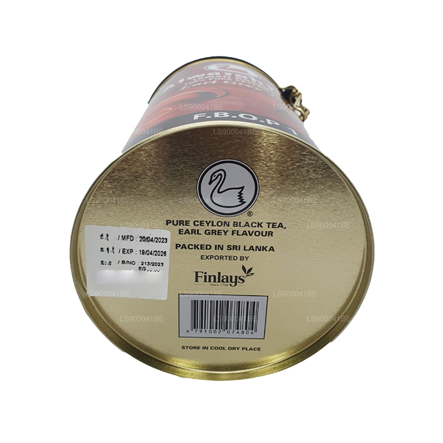 Чай «Алваза Эрл Грей» (F.B.O.P1) в жестяной банке (300 г)