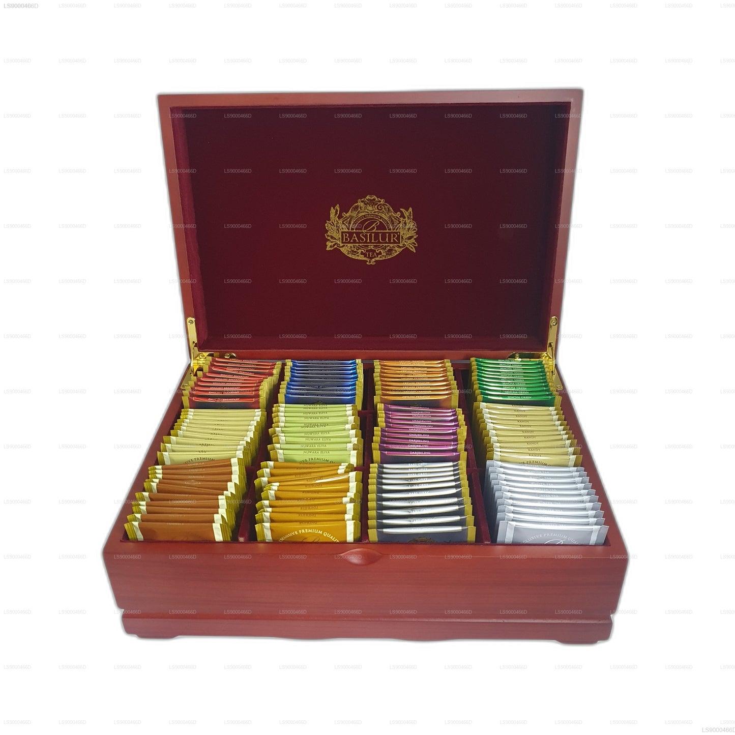 Набор для руководителей Basilur Executive Gifts Assorted Wooden Presenter (235 г) с 120 чайными пакетиками