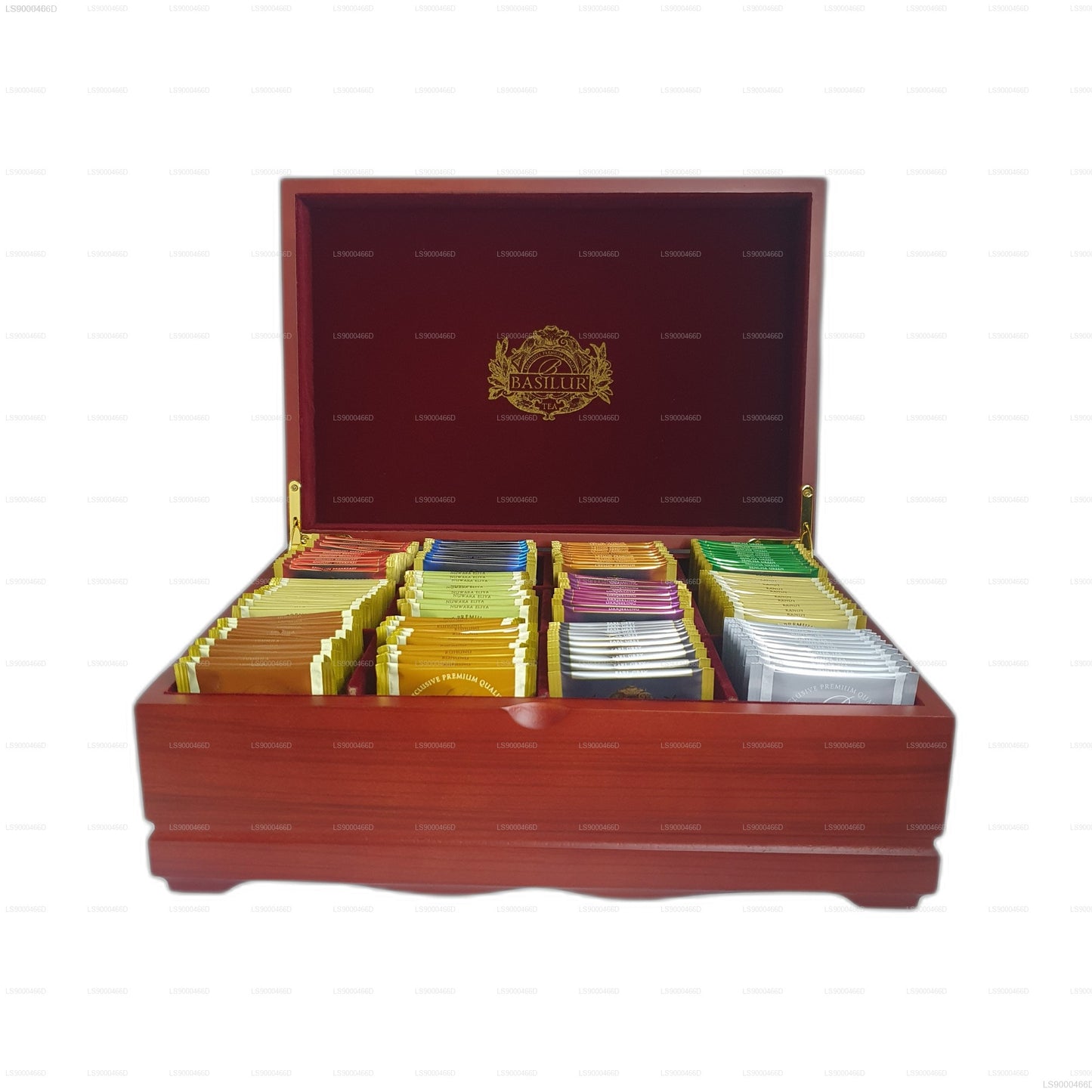 Набор для руководителей Basilur Executive Gifts Assorted Wooden Presenter (235 г) с 120 чайными пакетиками
