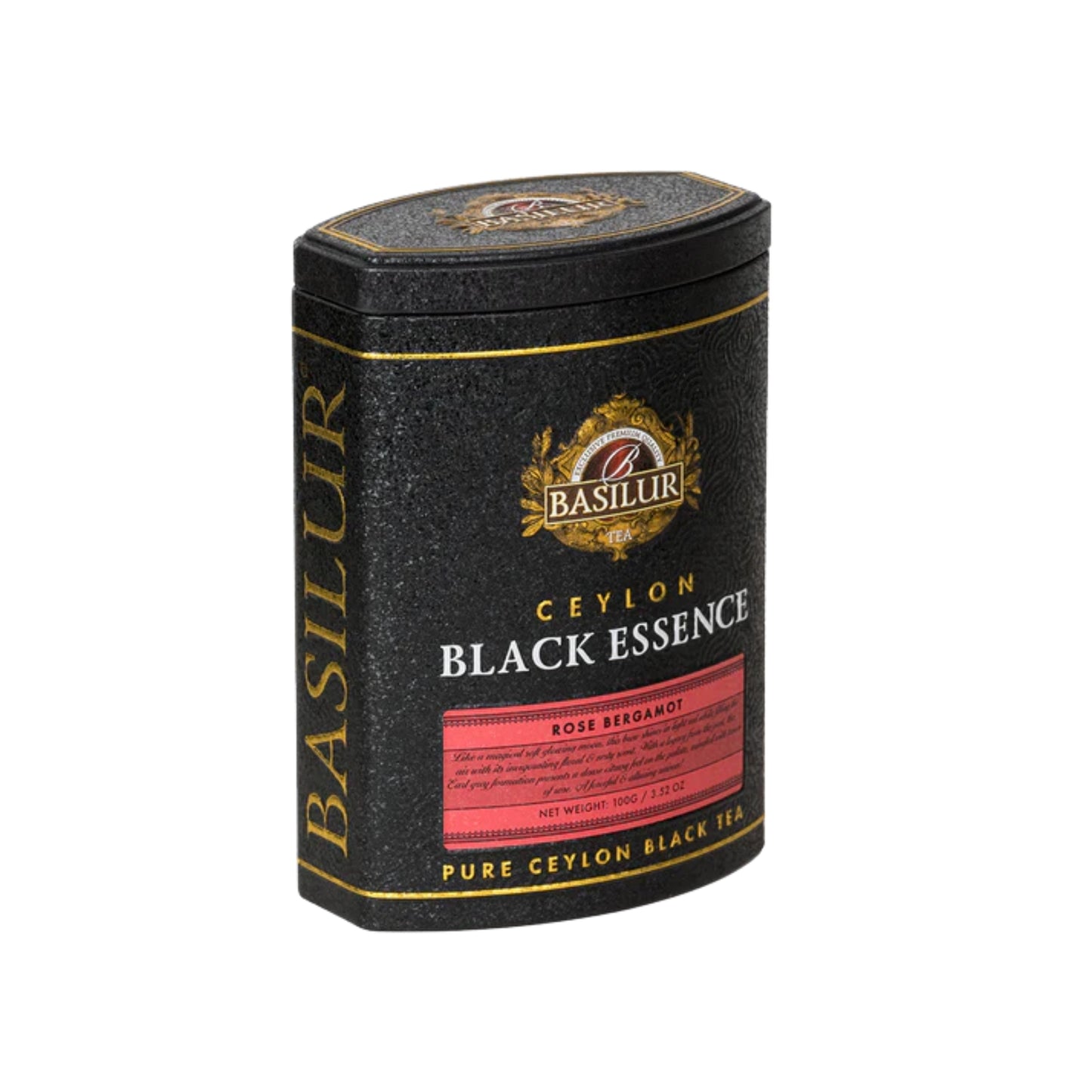 Basilur Ceylon Black Essence 'Rose Bergamot' Caddy (100g)