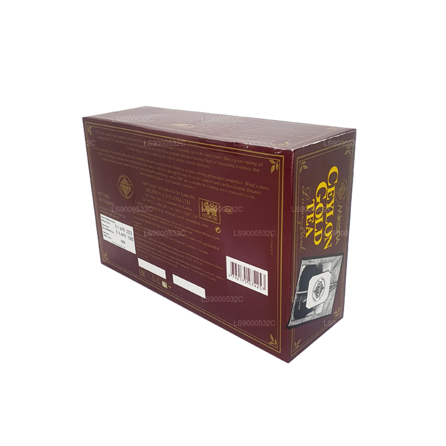 Mlesna Ceylon Gold Чайные пакетики 
