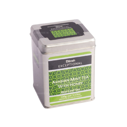 Исключительный арабский мятный чай Dilmah с медом (100 г) Tin Caddy