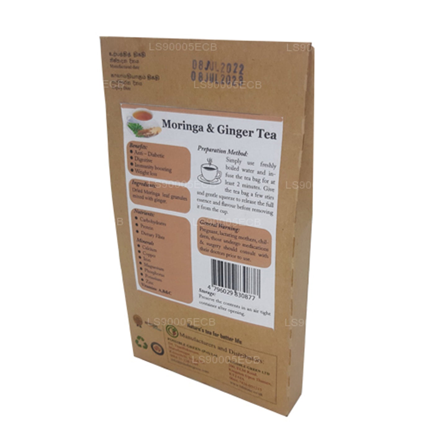 Lifetone Ginger Moringa Tea (30g)