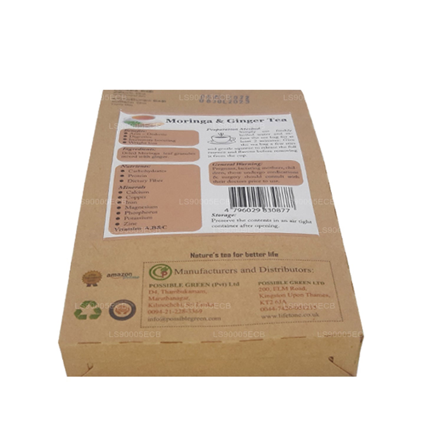 Lifetone Ginger Moringa Tea (30g)