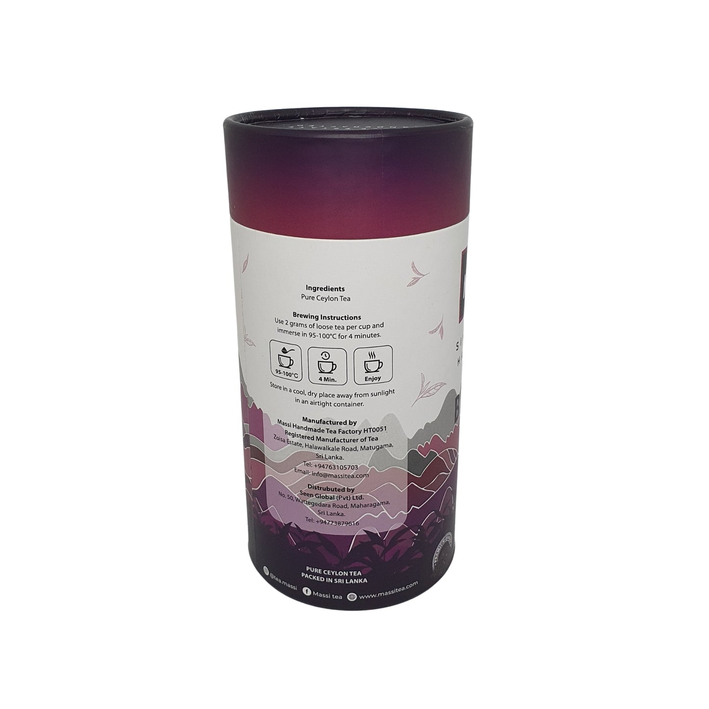 Масси Чай Одинокий Имущество Изготовлено вручную Сильный Черный чай (50g)