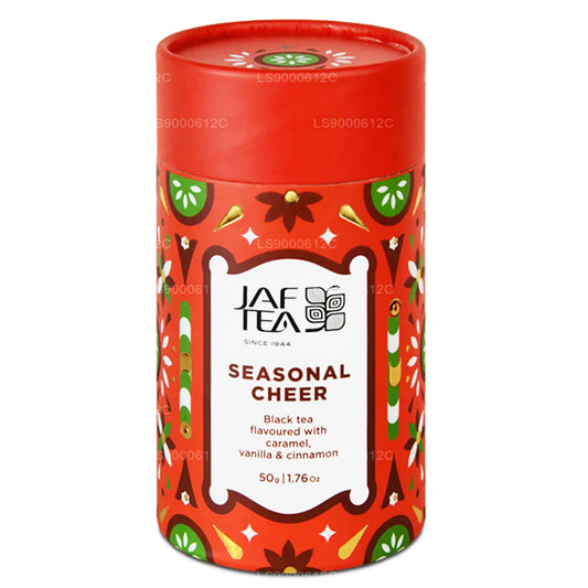 Jaf Tea Seasonal Cheer - черный чай со вкусом карамели, ванили и корицы (50 г)