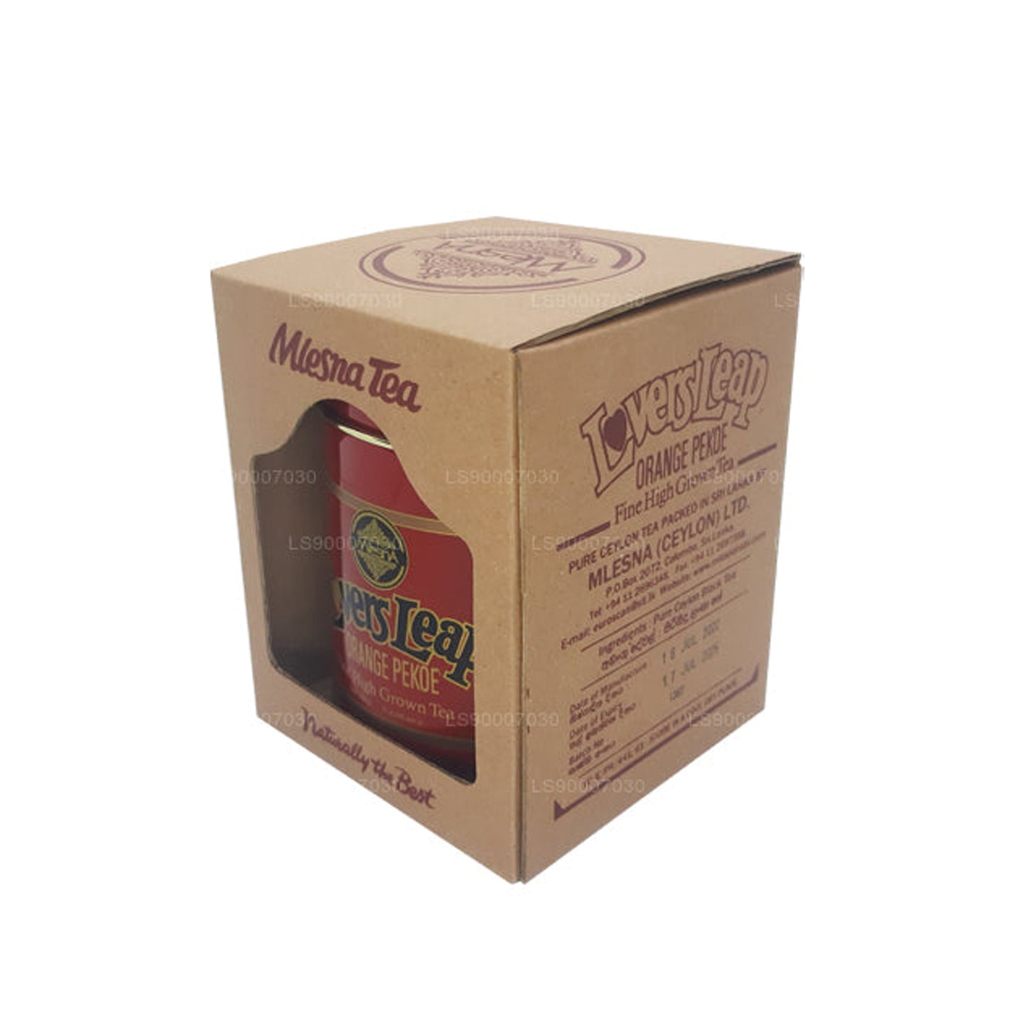 Mlesna Tea Lover's Leap Апельсин Пеко в металлической кедди (100г)