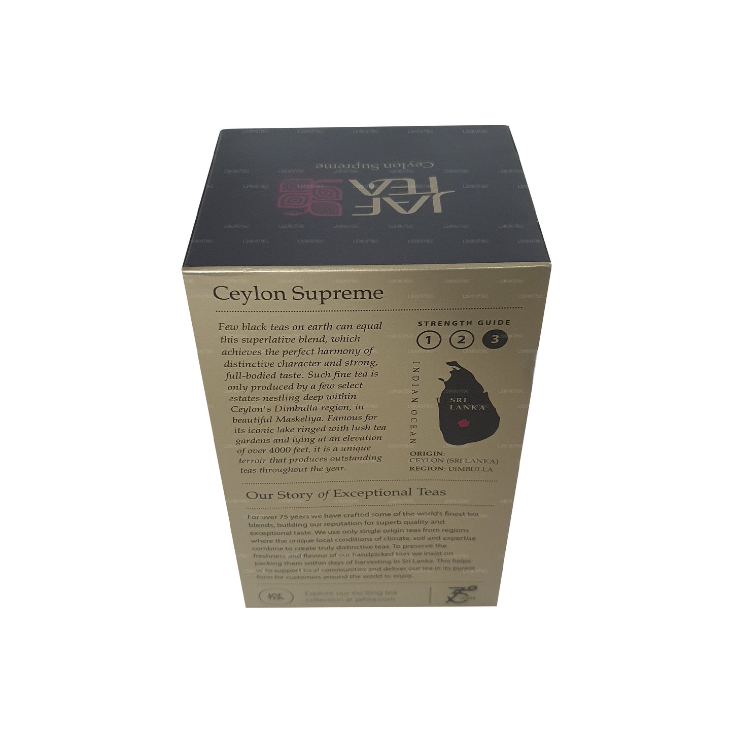 Чайный пакетик Jaf Tea Classic Gold Collection Ceylon Supreme Foil Envelop (40 г)