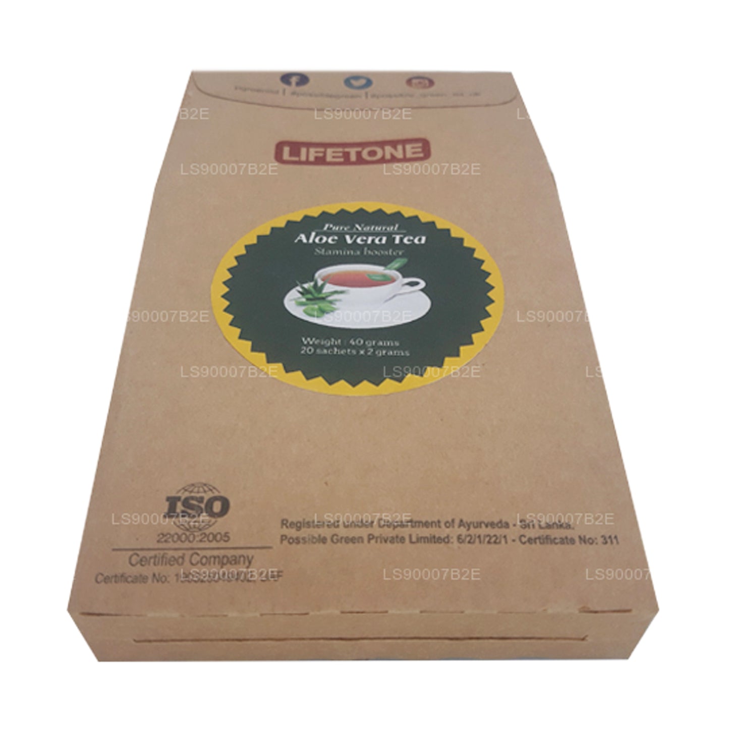 Чай с алоэ вера Lifetone (40 г)