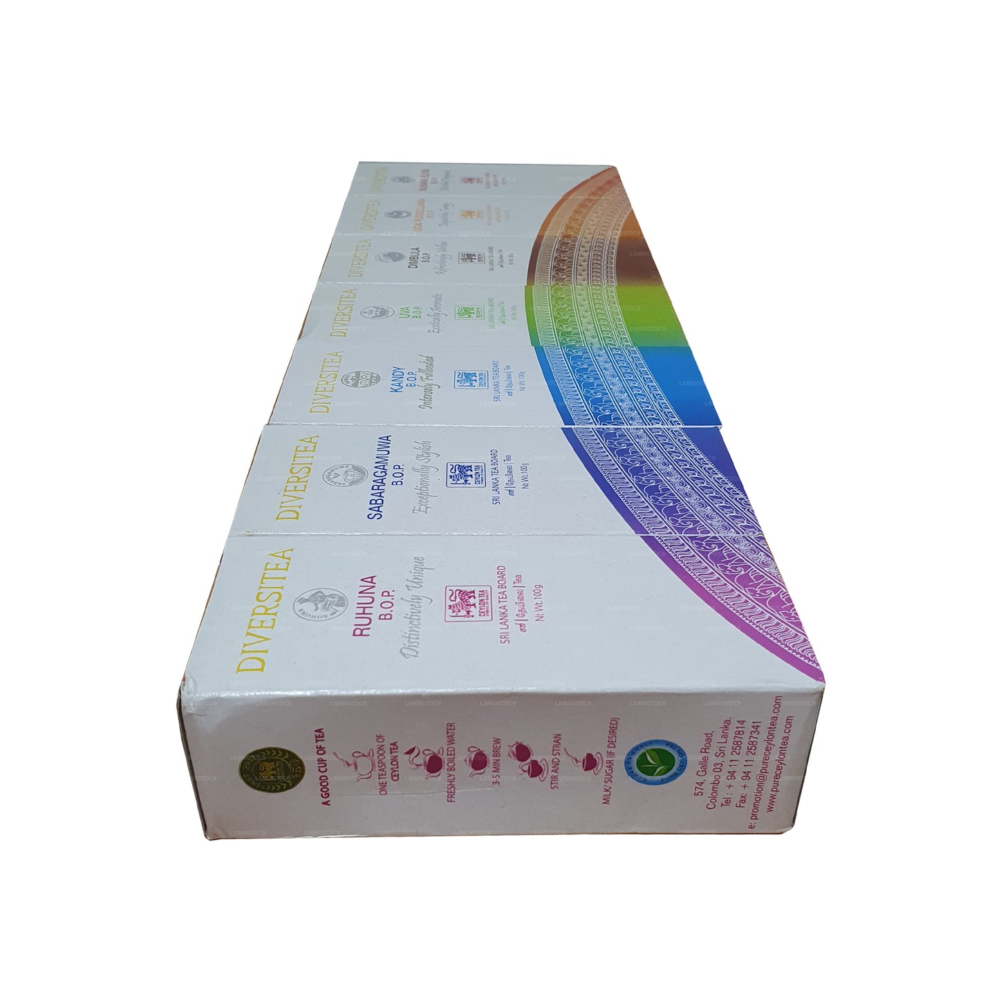 Цейлонский листовой чай Diveritea 7 Regions B.O.P. (700 г)