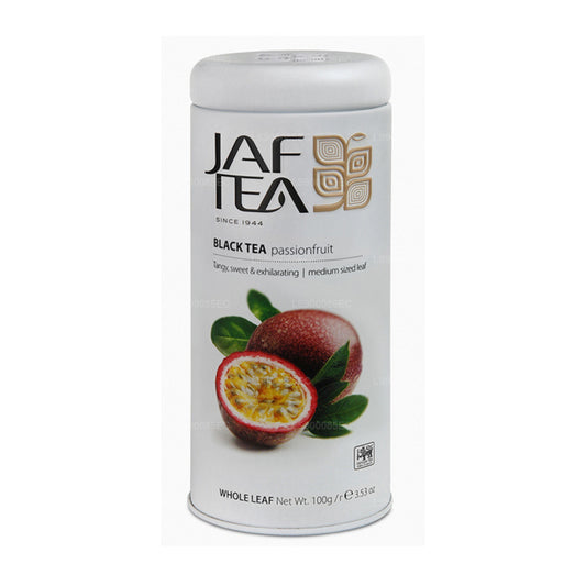 Чай Jaf Tea из коллекции чистых фруктов с маракуйей (100 г) в жестяной банке
