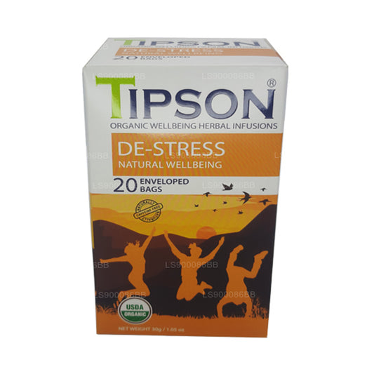 Натуральное благополучие Tipson De-Stress (30 г) 20 пакетиков чая в конвертах