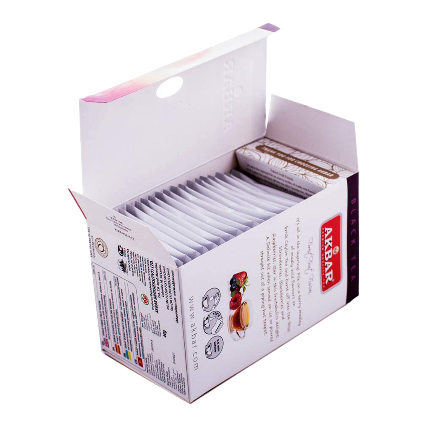 Фьюжн лесных фруктов «Акбар» (40 г) 20 пакетиков чая