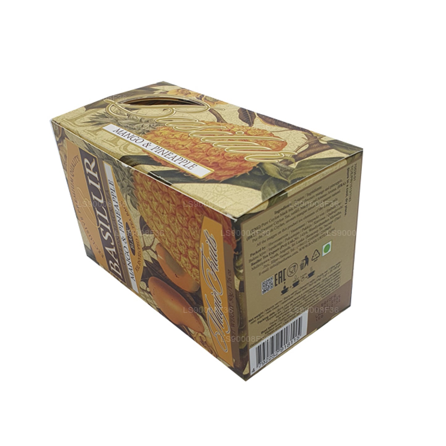 Basilur Мэджик Фрутс Манго и Ананас (50 г) 25 пакетиков чая