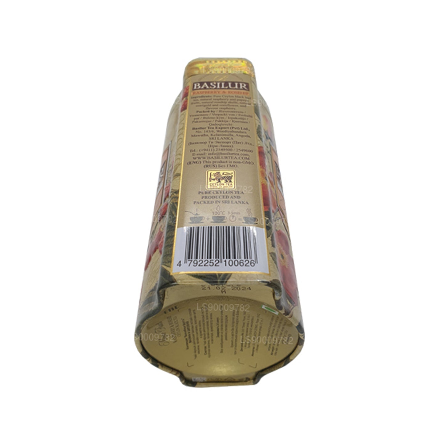 Консервная конфета Basilur Magic Fruits с малиной и шиповником (100 г)