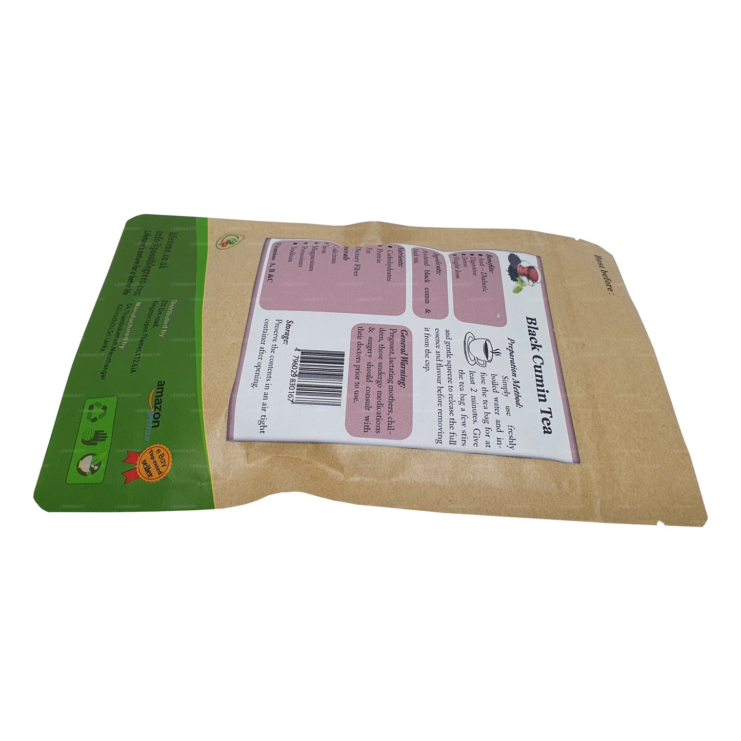 Чай Lifetone с черным тмином (40 г)