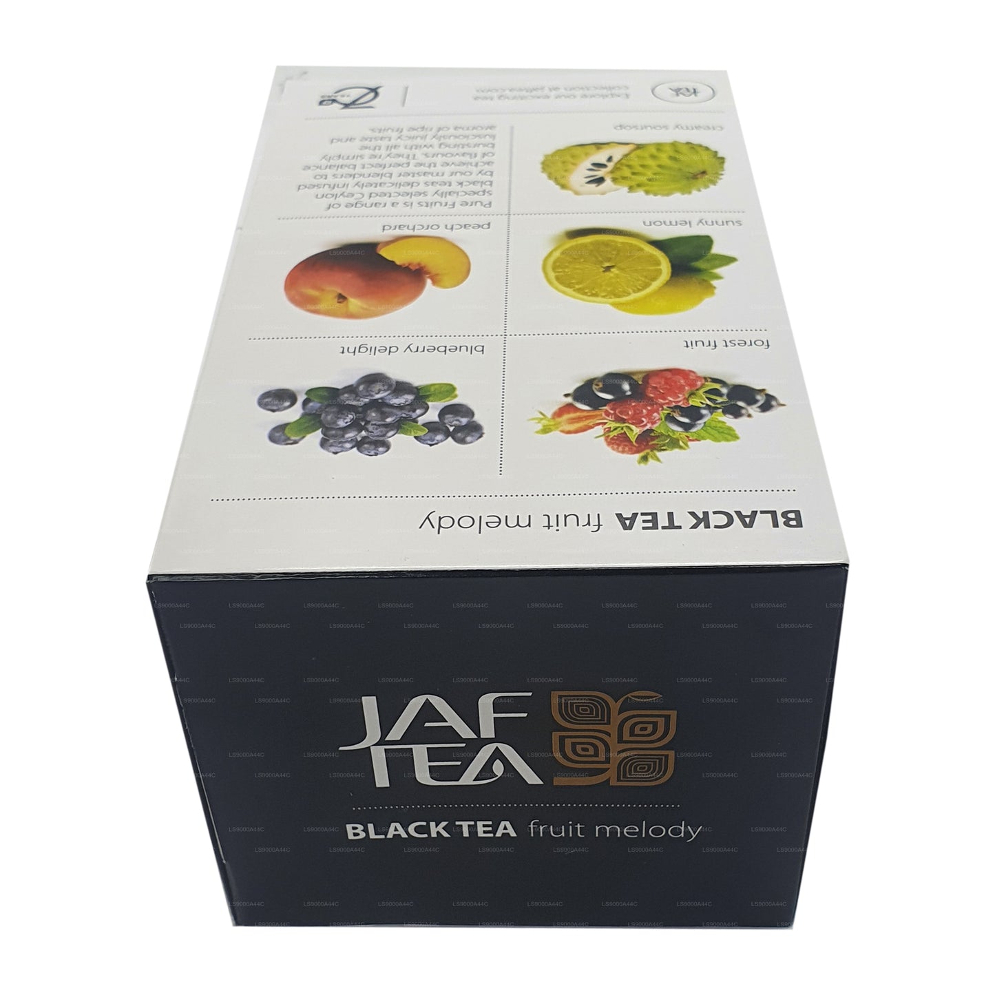 Jaf Tea Коллекция чистых фруктов Черный чай Фруктовая мелодия (30 г) 20 чайных пакетиков