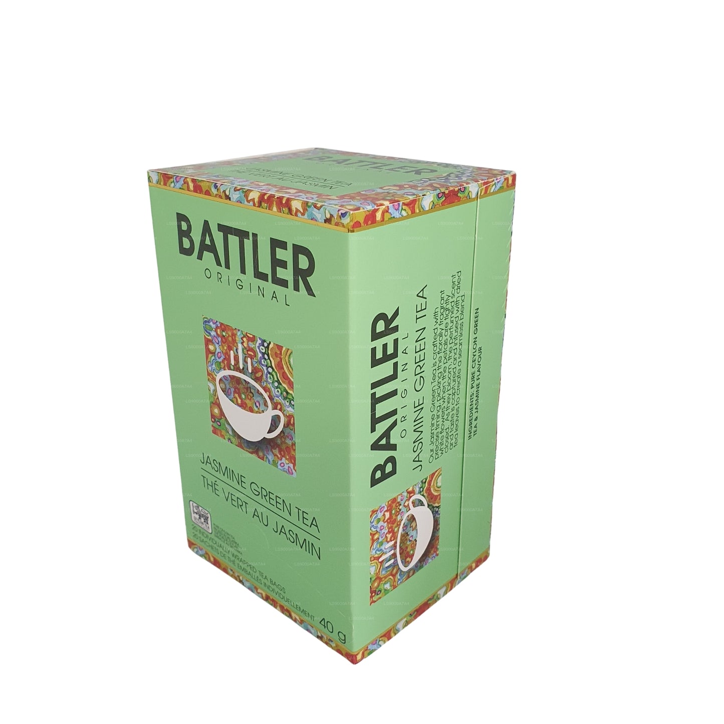 Зеленый чай Battler Original Jasmine (40 г), 20 чайных пакетиков