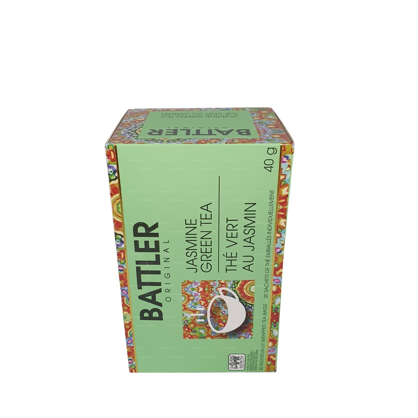 Зеленый чай Battler Original Jasmine (40 г), 20 чайных пакетиков